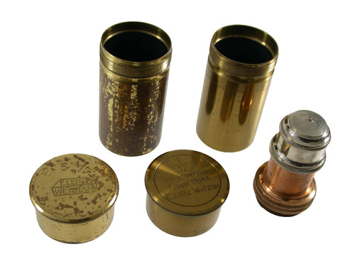 Obiettivo microscopio leica - microscopio,